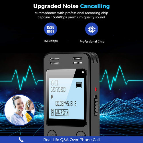 128GB Digital Voice Recorder with Playback Z658283