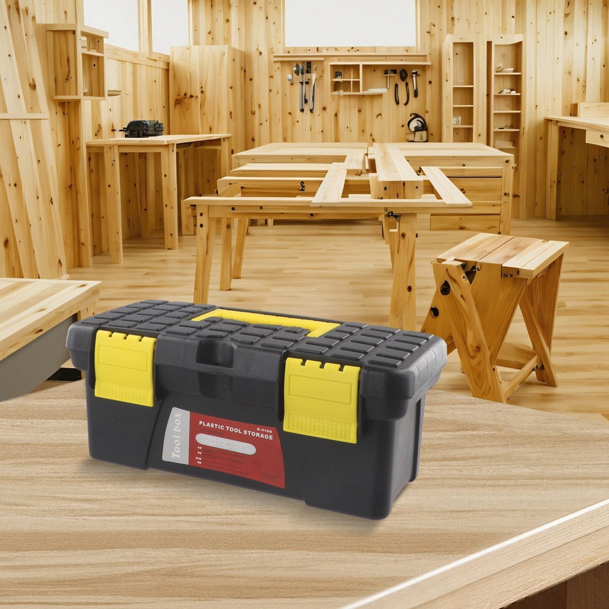 10 Inch Plastic Tool Box Storage Case V183564