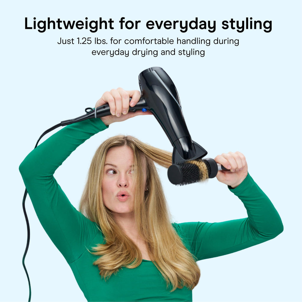 Black Ceramic Hair Dryer with Concentrator Attachment T701