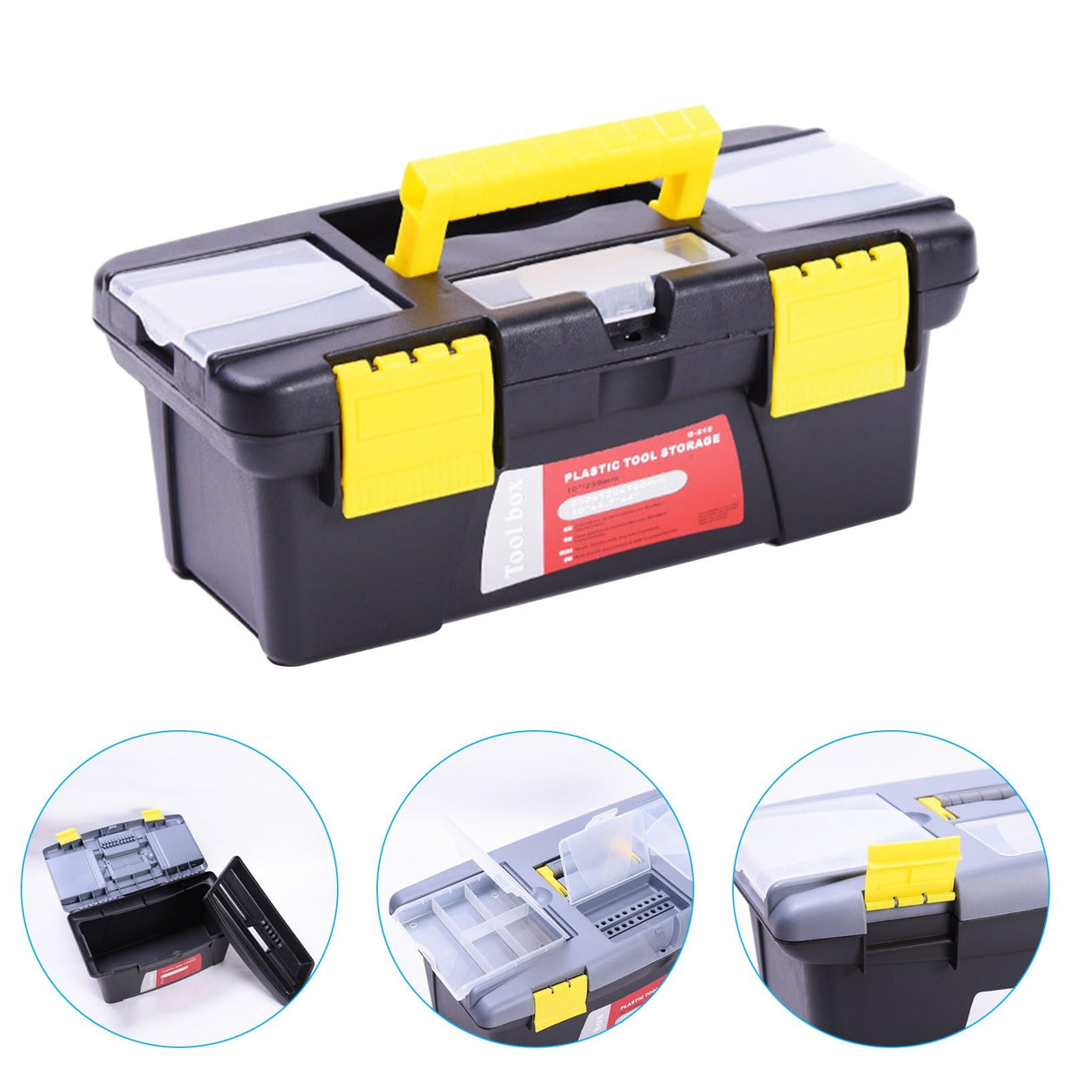 Stackable Plastic Tool Box Organizer A577447
