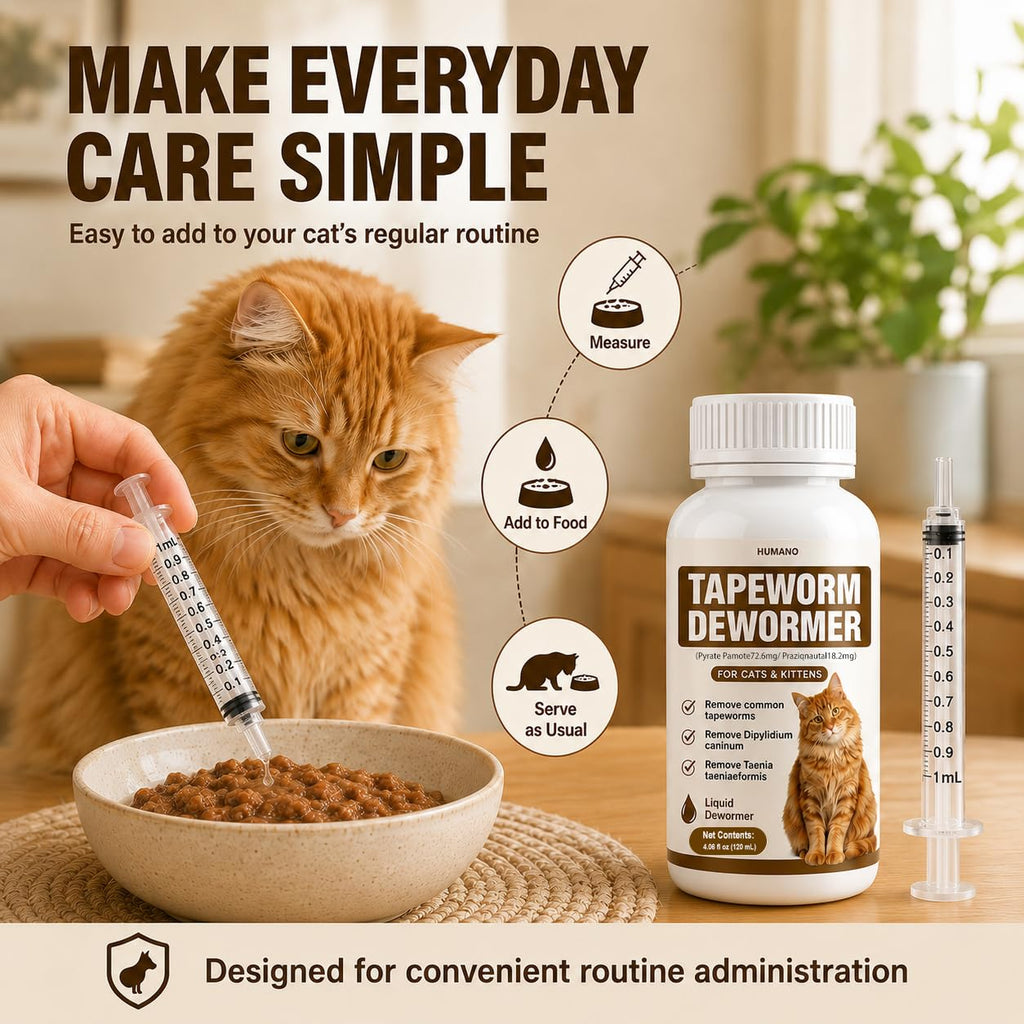 Broad Spectrum Cat Tapeworm Dewormer J7677