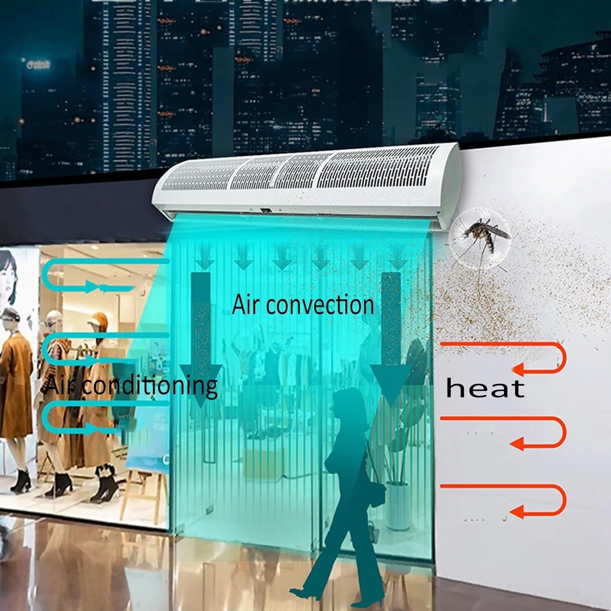 Air Curtain 120cm X48230