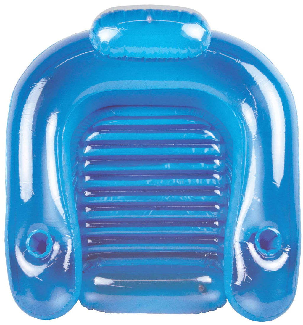 Inflatable Pool Float Lounge Chair with Cup Holders X10640