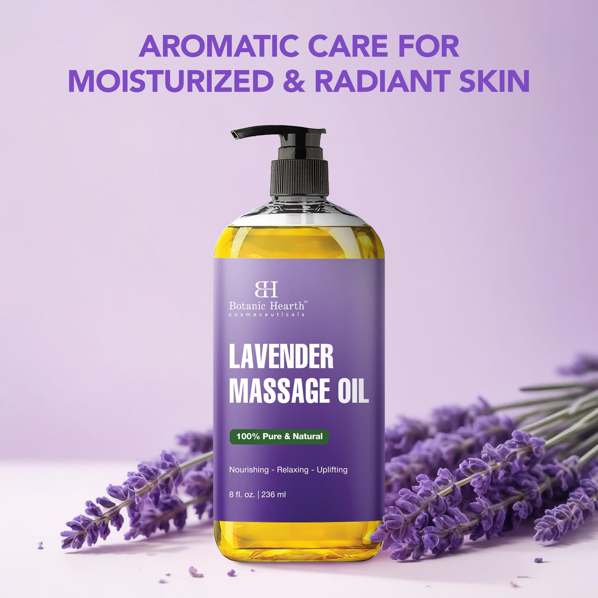 Lavender Massage Oil 8 Fl Oz Q784