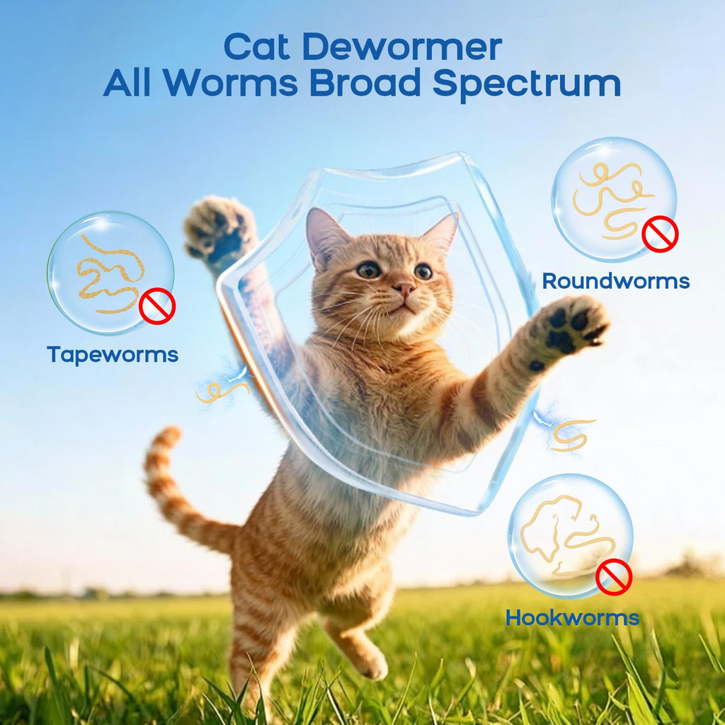Cat Dewormer All Worms Broad Spectrum Q34748