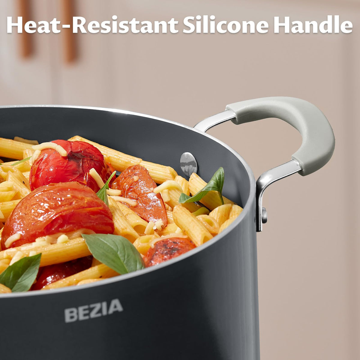 12QT Non Stick Ceramic Stock Pot with Lid J38072
