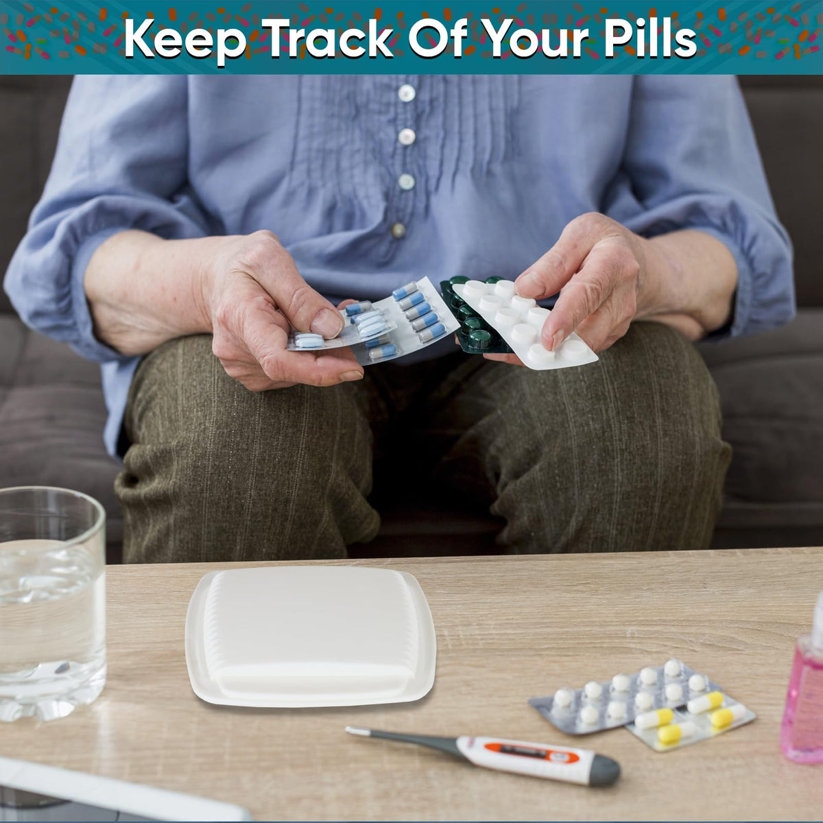 Small Pill Pouch with Easy Open & Secure Closure B645