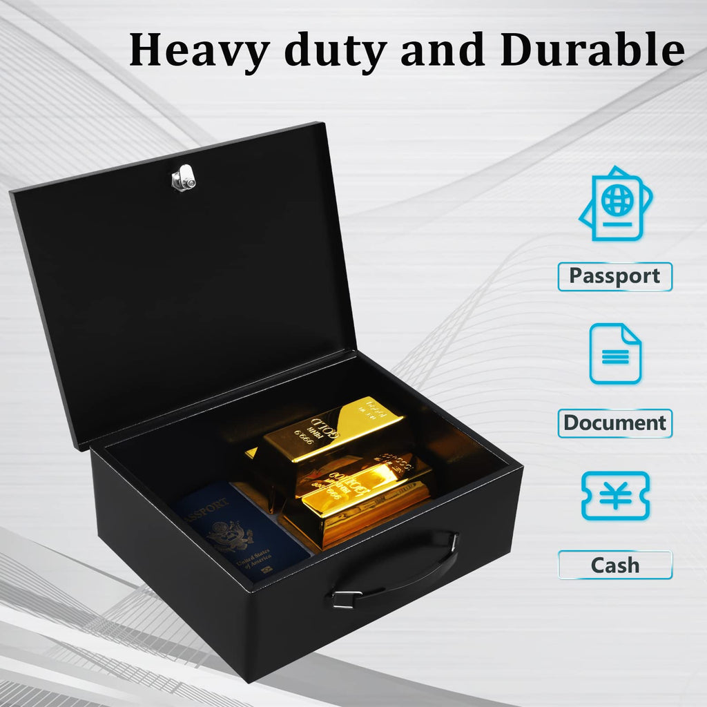 Fire Resistant Document Lock Box with Key D611402