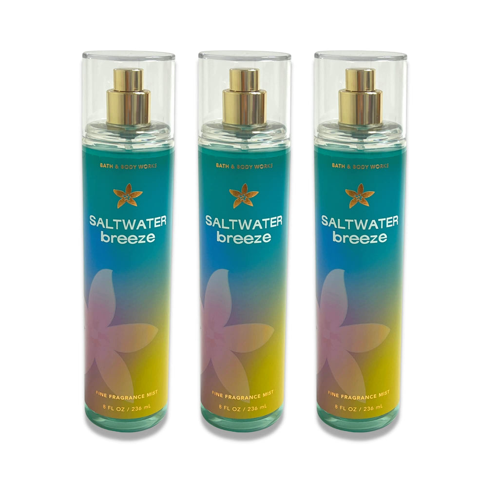 Saltwater Breeze Fine Fragrance Mist 8 oz Pack of 3 S690