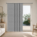Grey Cordless Sliding Door Panel Track Blinds J474