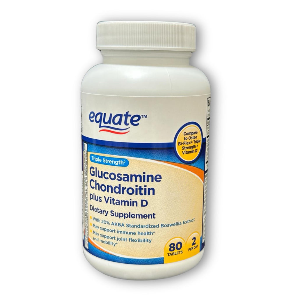 Triple Strength Glucosamine Chondroitin Vitamin D Tablets 80ct O282648