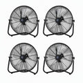20" 3-Speed Metal Floor Fan 4-Pack G77651