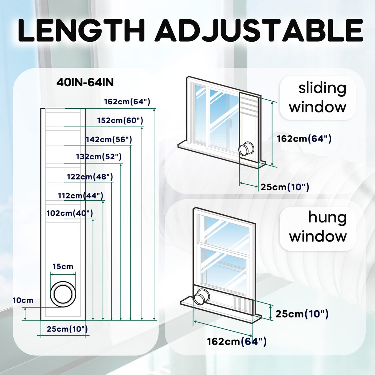 Portable AC Window Vent Kit T2641