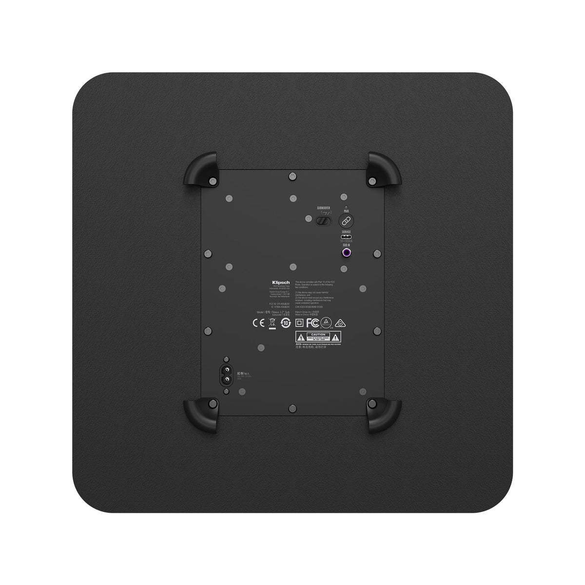 Black 12" Wireless Subwoofer Q7935