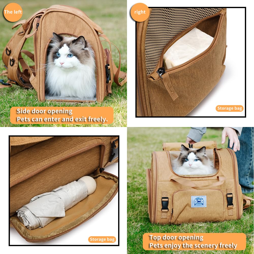 Breathable Collapsible Pet Backpack Carrier E8122