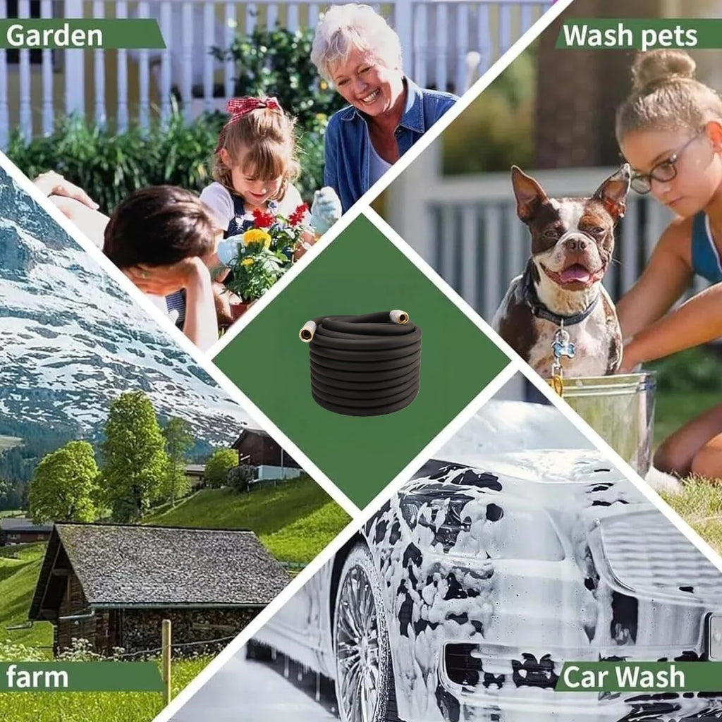 100ft x 3/4" Heavy Duty Hybrid Rubber Garden Hose H282046