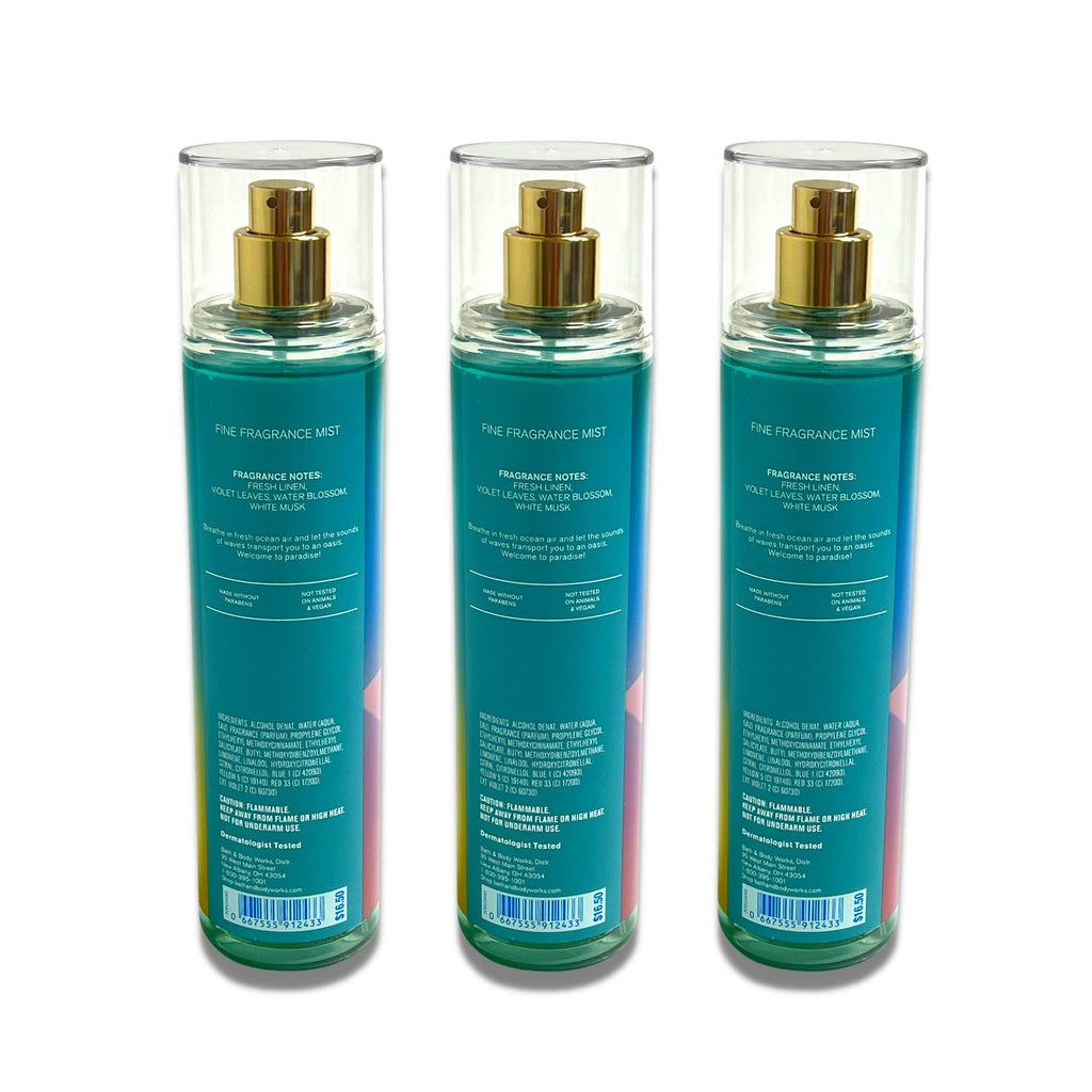 Saltwater Breeze Fine Fragrance Mist 8 oz Pack of 3 S690