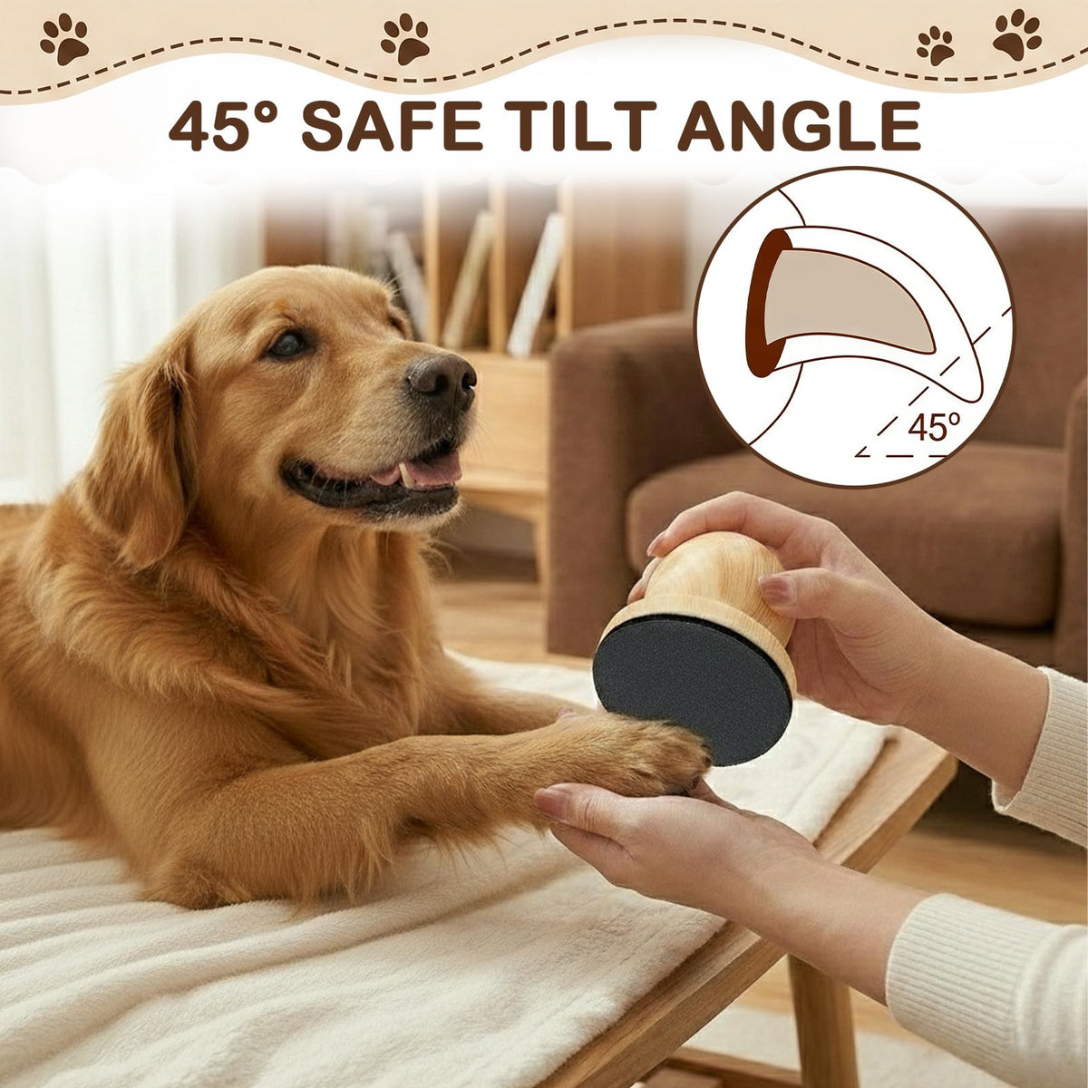 Dog Nail File Grinder Board with 4-Pack Replaceable Sandpaper Discs A114753