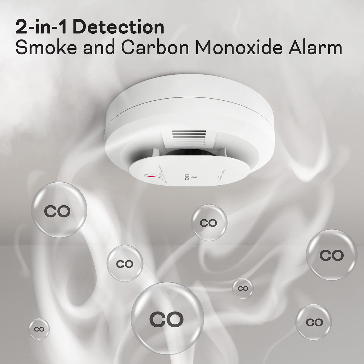 Smoke & Carbon Monoxide Detector, AA Battery Powered M562885