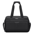 Black Expandable Carry-On Luggage Duffel Bag with Adjustable Strap G9199
