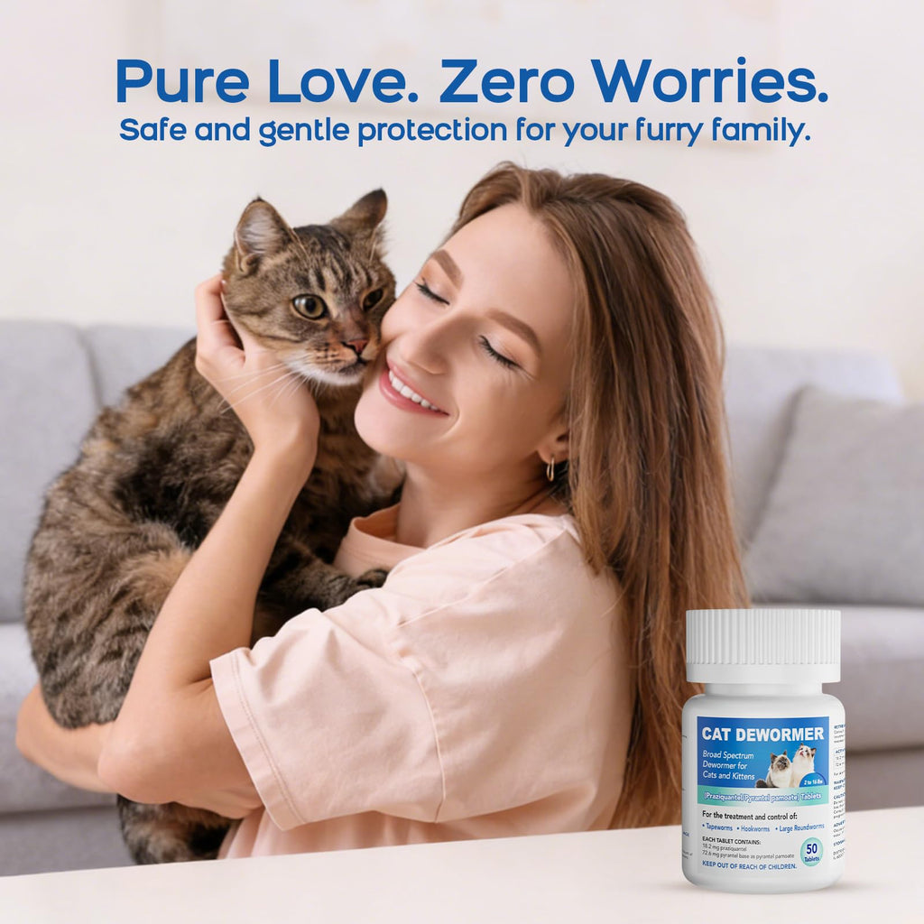 Cat Dewormer All Worms Broad Spectrum Q34748
