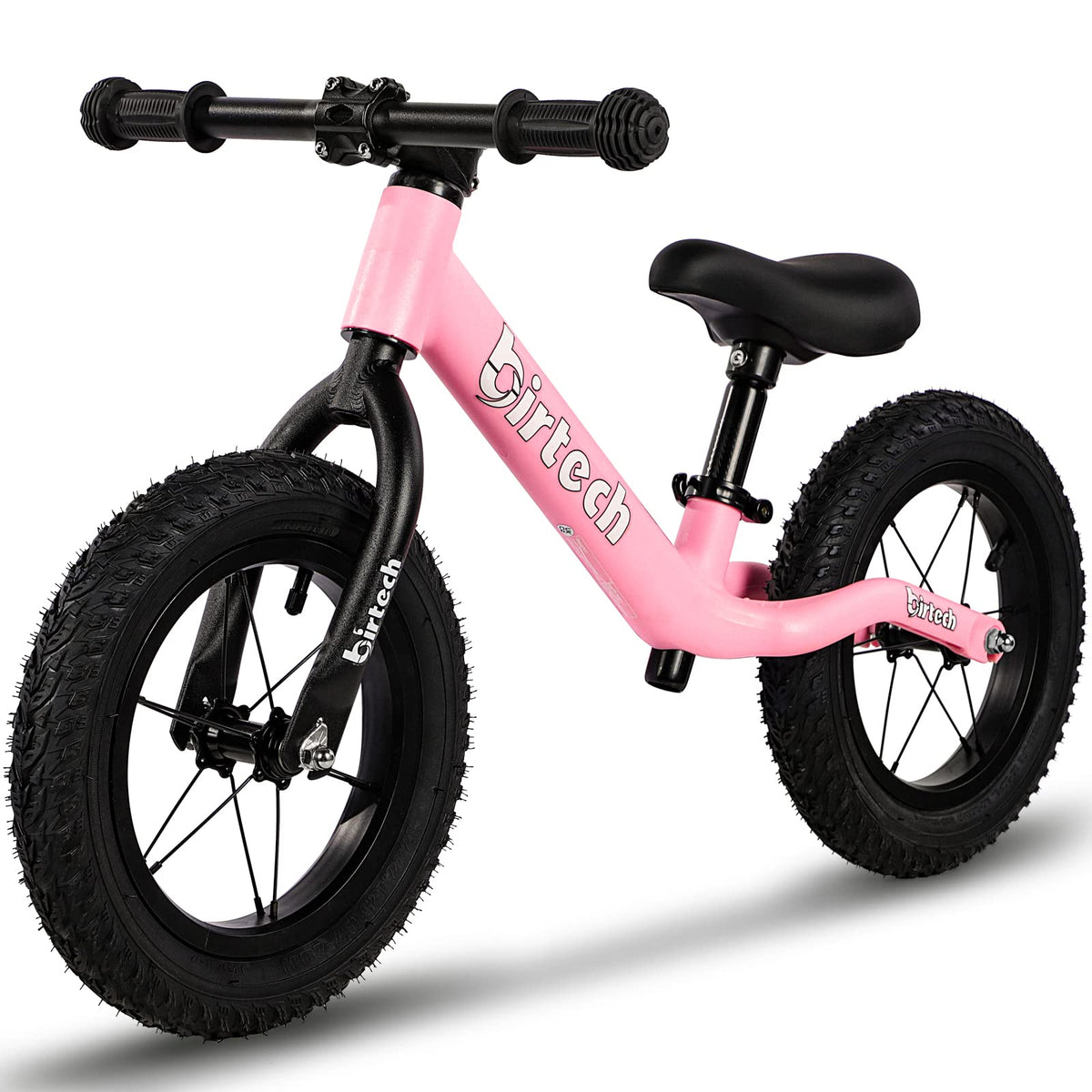 12" No Pedal Balance Bike with Inflatable Rubber Tires R678509