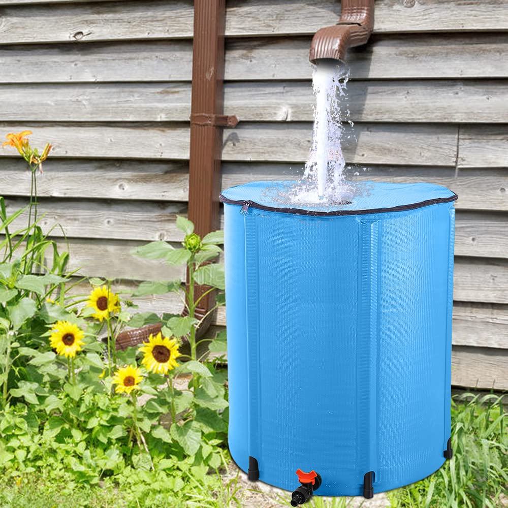 50 Gallon Folding Rain Barrel with Filter T879917