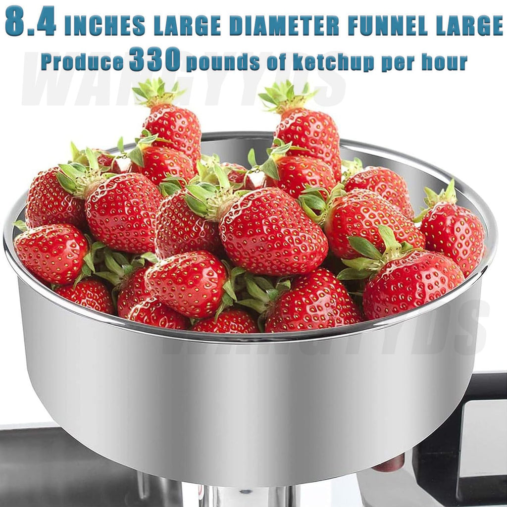 450W Stainless Steel Electric Tomato Strainer E642421
