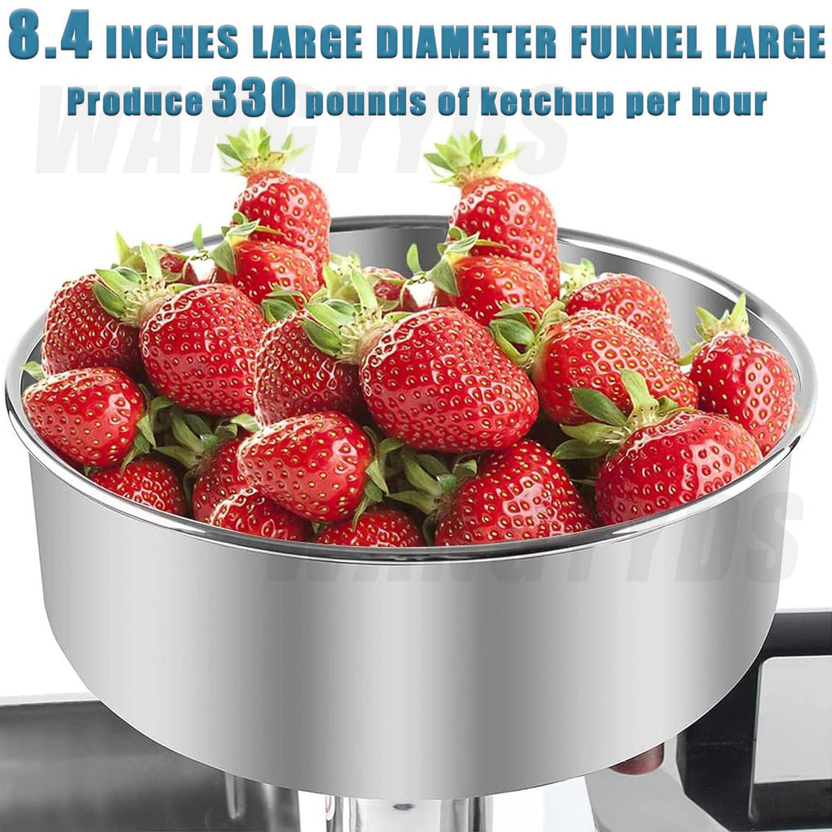 450W Stainless Steel Electric Tomato Strainer E642421