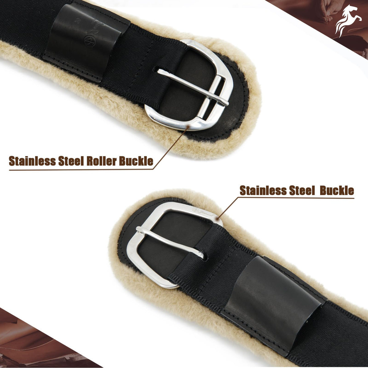 Breathable Fleece Western Horse Cinch Girth W263