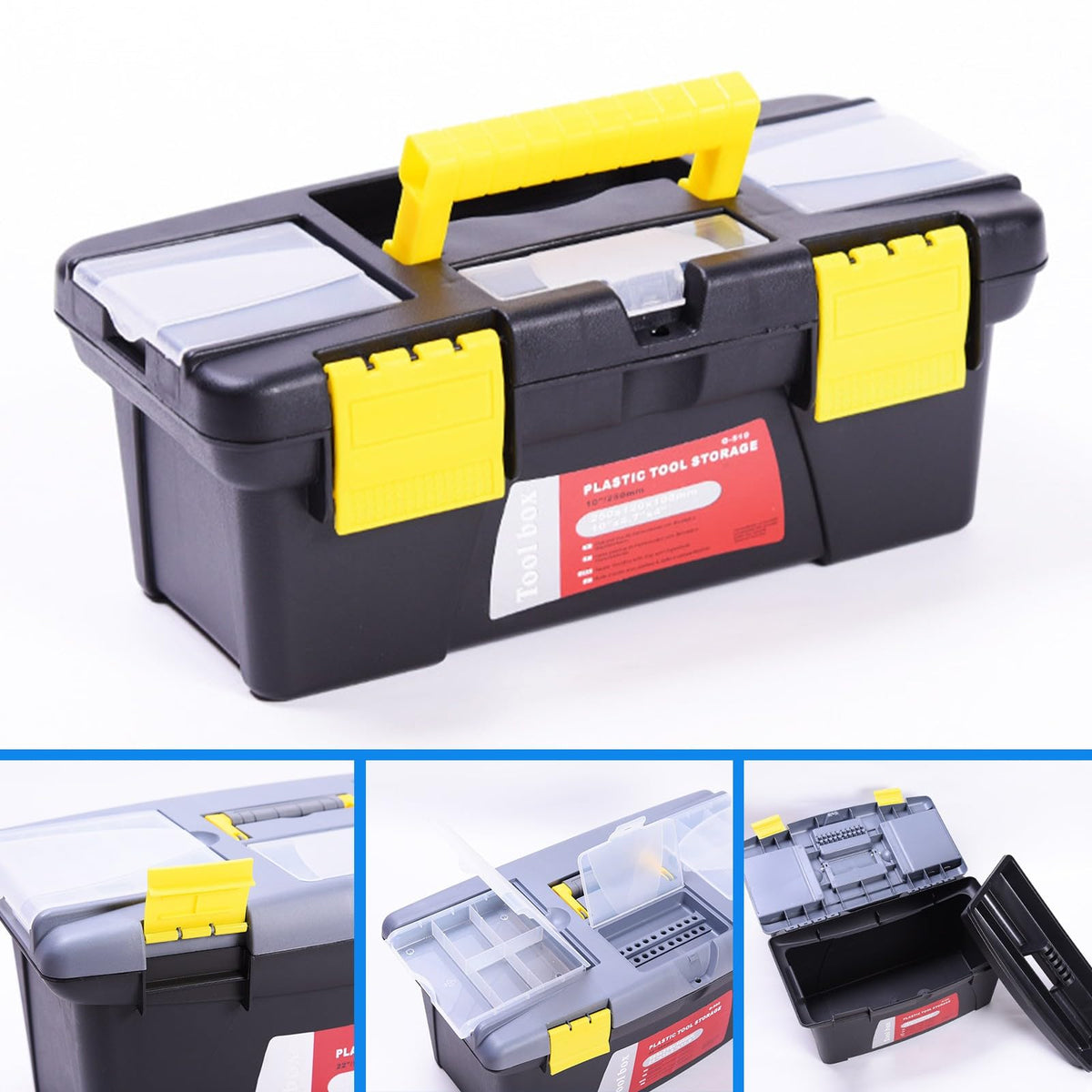 Stackable Plastic Tool Box Organizer A577447