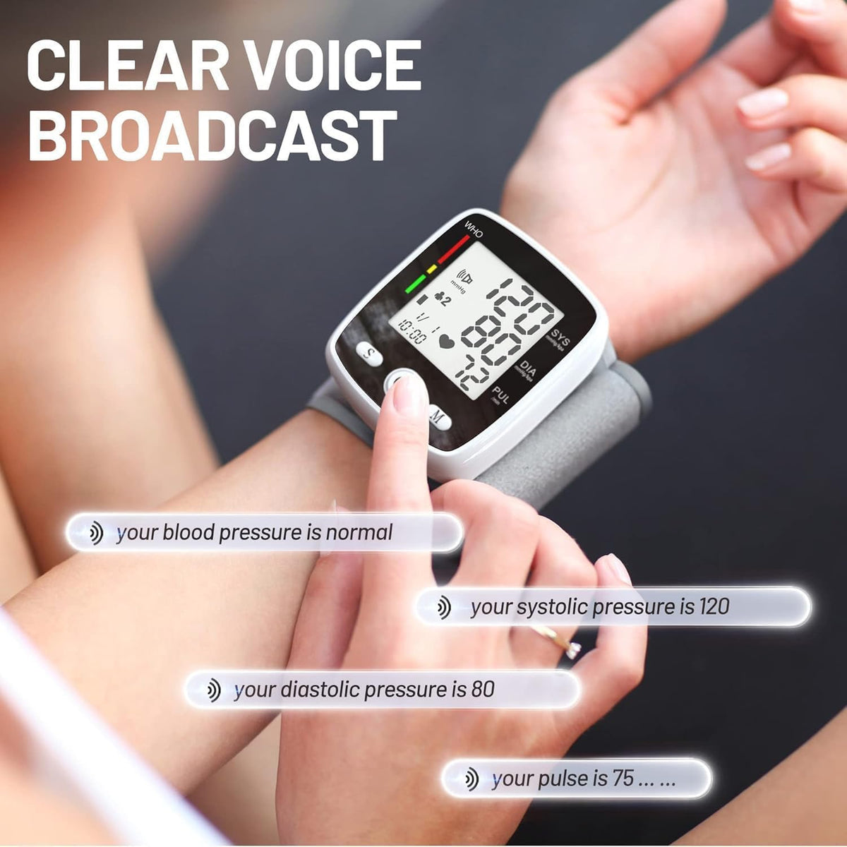 Blood Pressure Monitor Wrist Z124
