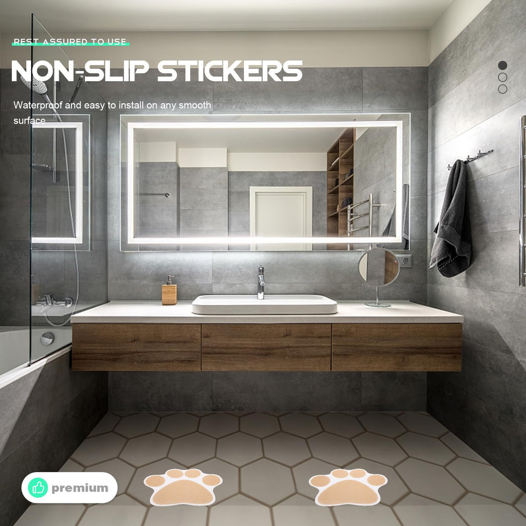 Dog Paw Bathtub Stickers PEVA Anti Slip Decal B855