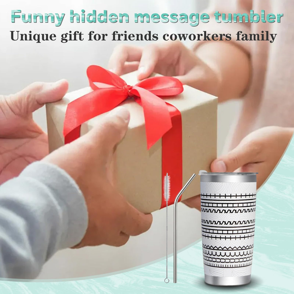 20oz Stainless Steel Travel Tumbler G86842