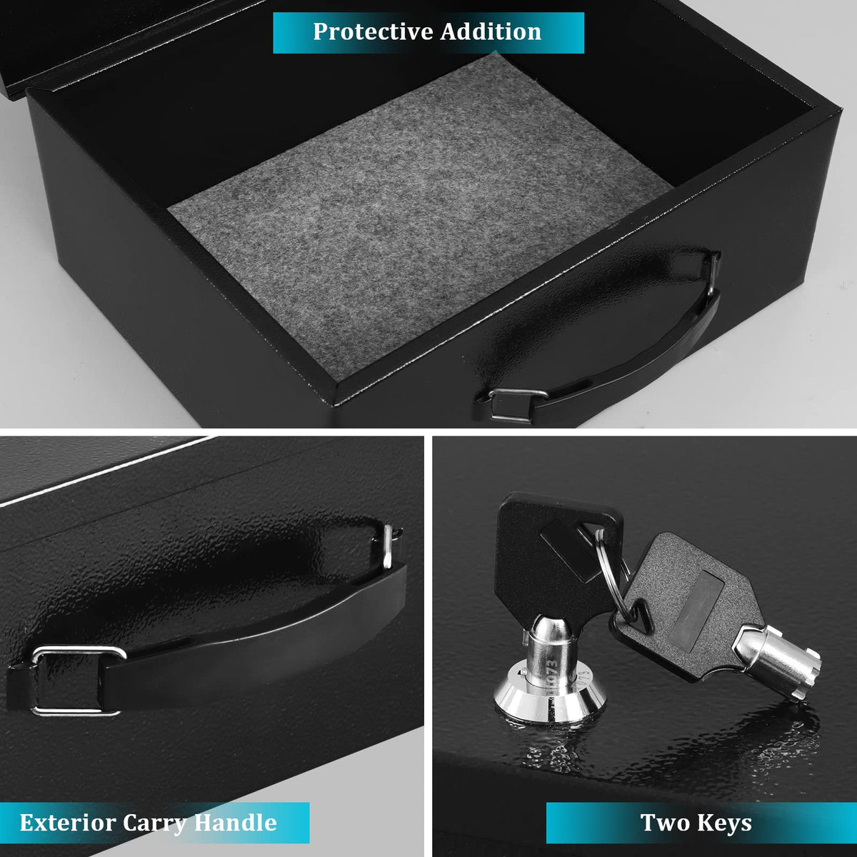 Fire Resistant Document Lock Box with Key D611402