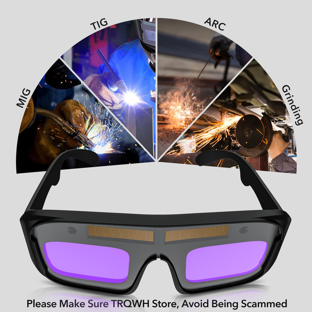 Auto Darkening Welding Glasses J57417