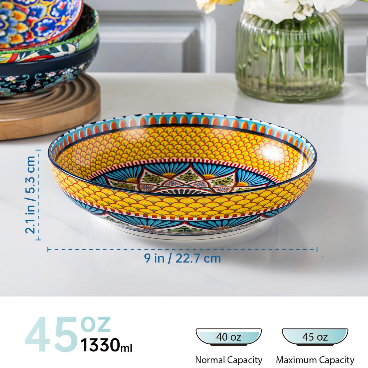 Ceramic Serving Bowls Set of 4 I122925