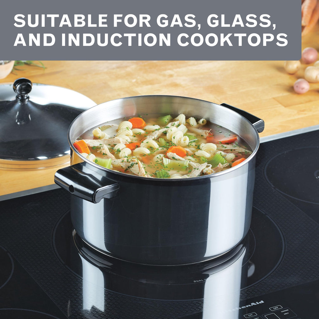 Stainless Steel 6-Quart Stockpot with Lid O431