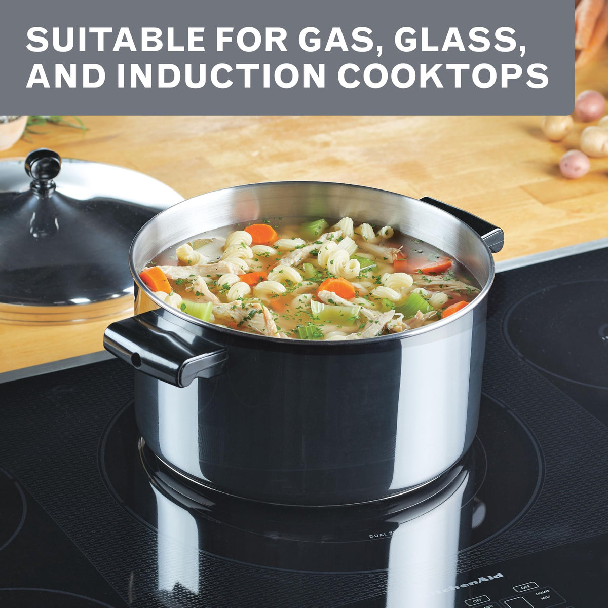 Stainless Steel 6-Quart Stockpot with Lid O431