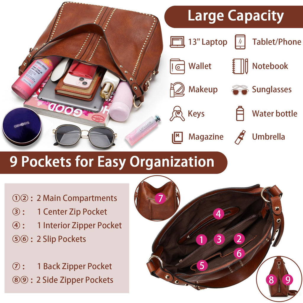 Studded Purse and Wallet Set C987053