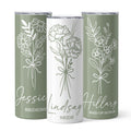 20oz Stainless Steel Tumbler with Straw B68206