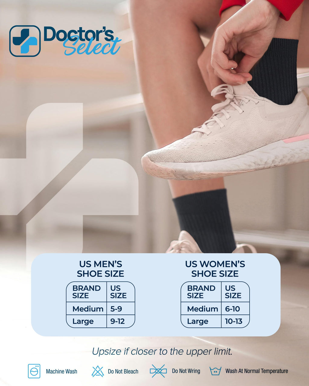 Bamboo Viscose Diabetic Socks 6 Pairs U734358