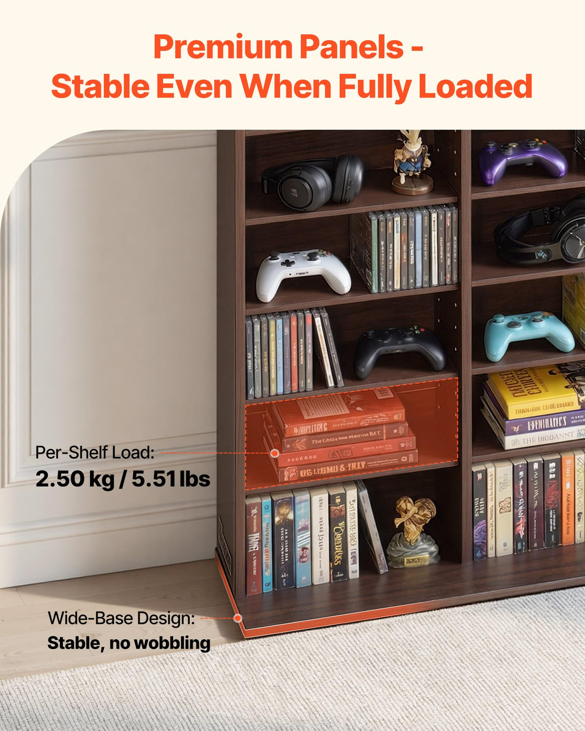 12-Tier Media Storage Cabinet G63597