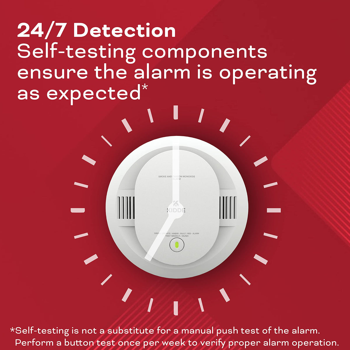 Smoke & Carbon Monoxide Detector, AA Battery Powered M562885
