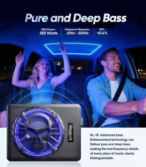1200W Under Seat Car Subwoofer and Amp P720775