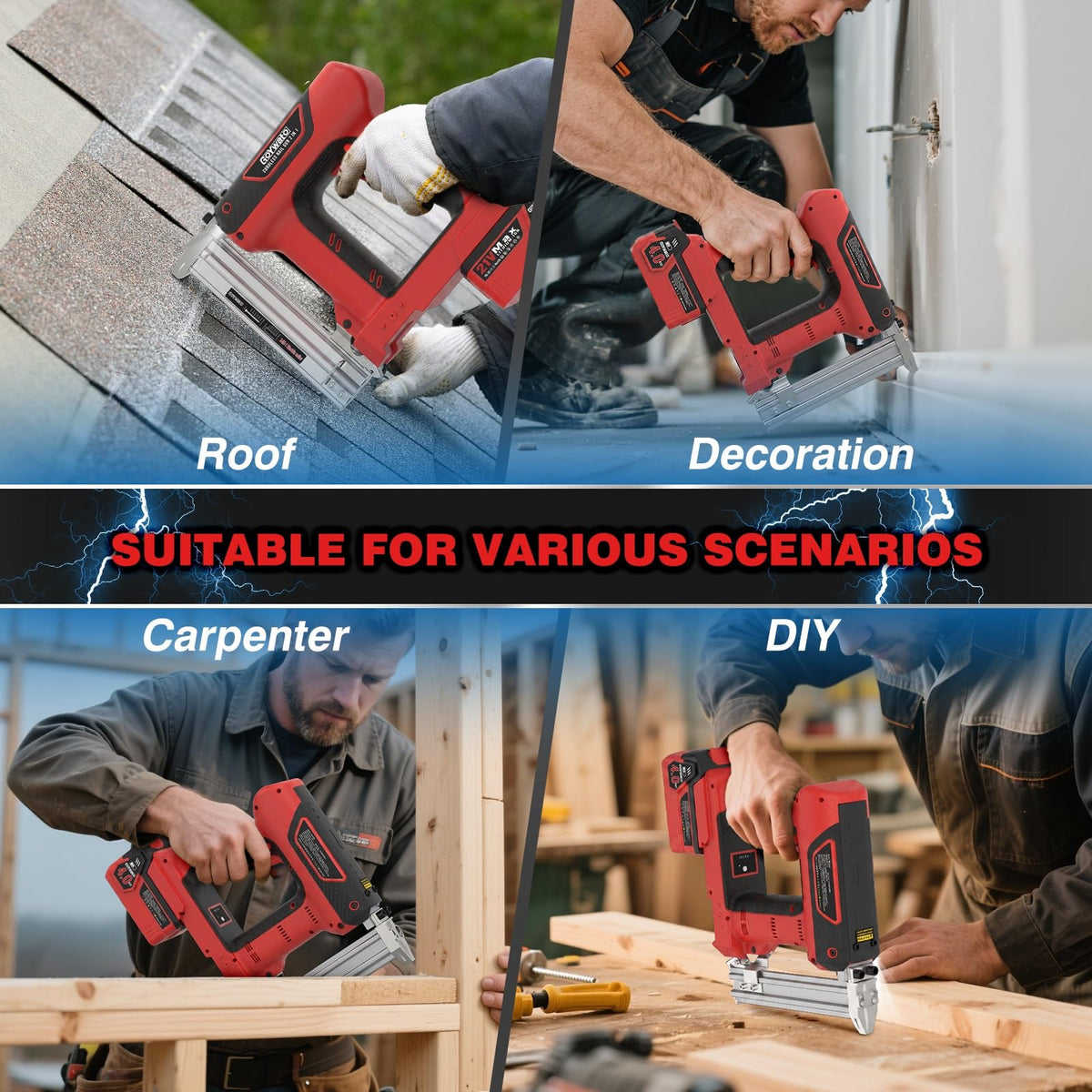 18GA Cordless Stapler Gun F5612
