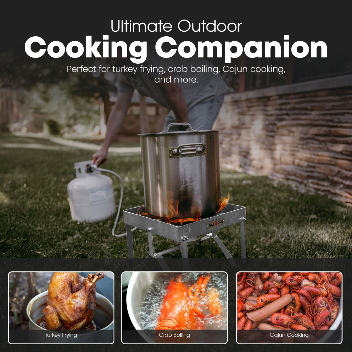 Stainless Steel Outdoor Propane Burner C6912