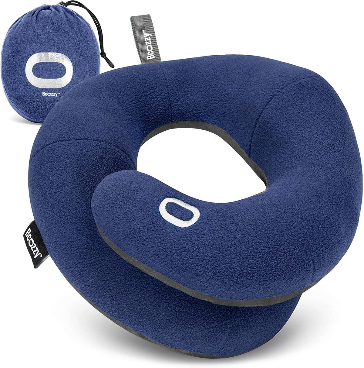 Soft Adjustable Travel Neck Pillow with Carry Bag K2489