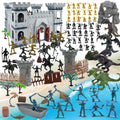 Medieval Castle Building Set with Knights and Dragon E8820