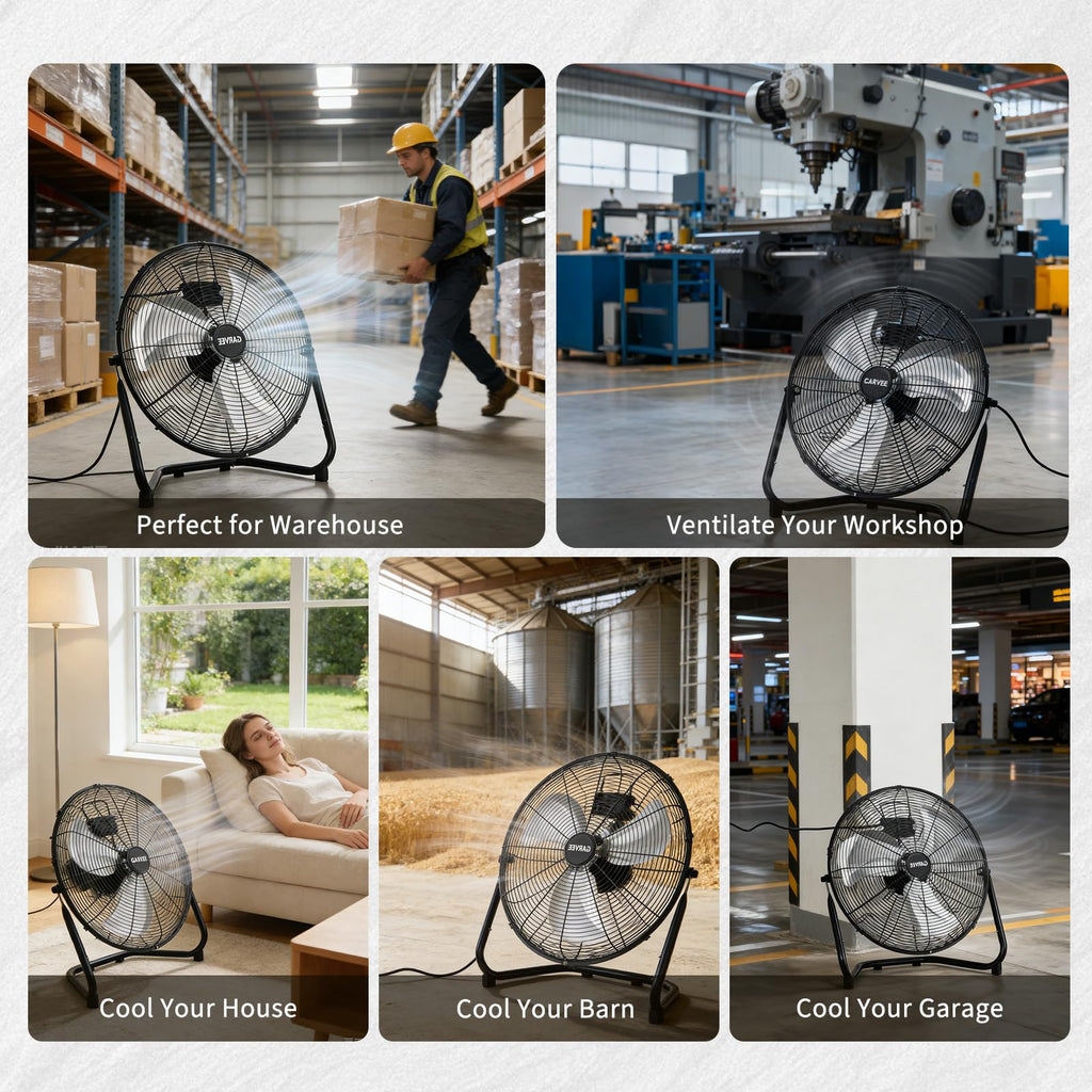 20 Inch 3 Speed High Velocity Floor Fan X223